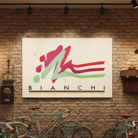 Bianchi Vintage Bicycle Poster
