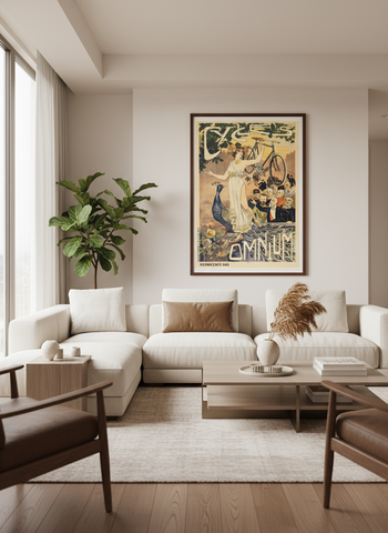 Cycles Omnium Poster - MOLTENI CYCLING