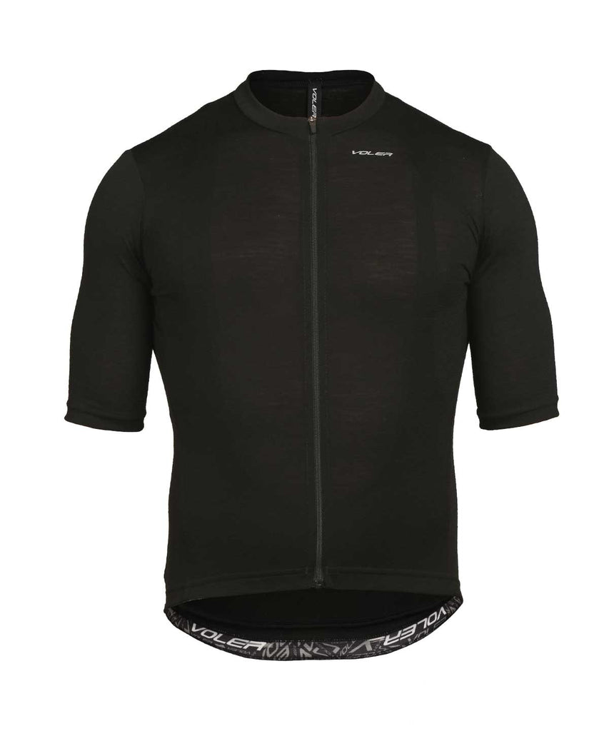 M. LIGHTWEIGHT MERINO JERSEY - BLACK
