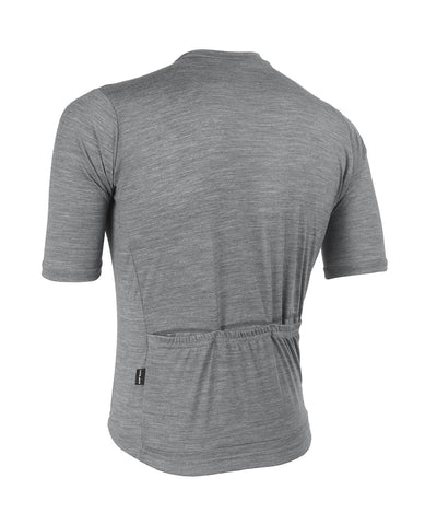 M. LIGHTWEIGHT MERINO JERSEY - GREY HEATHER
