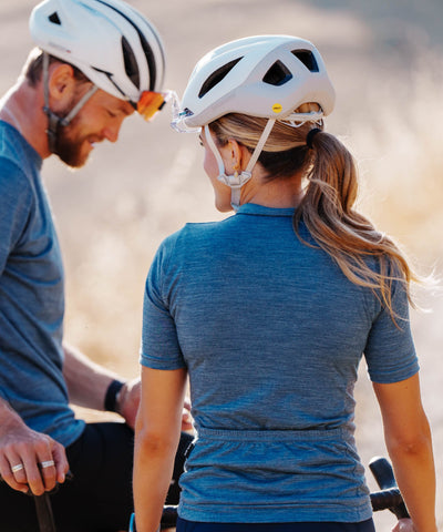 W. LIGHTWEIGHT MERINO JERSEY - SLATE HEATHER