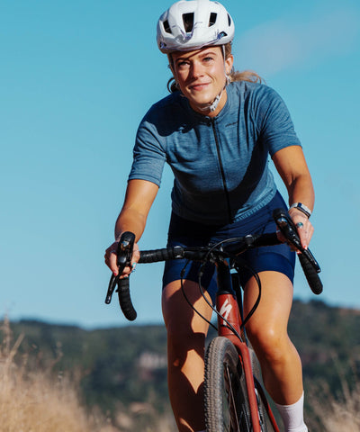 W. LIGHTWEIGHT MERINO JERSEY - SLATE HEATHER
