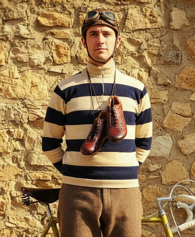 Race Carbon Terra - Brown/Tan Leather Shoes - MOLTENI CYCLING