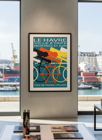 1956 LE HAVRE VILLE ETAPE Poster