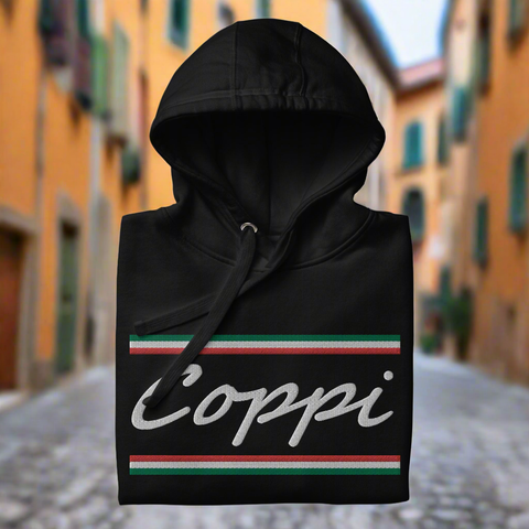 EMBROIDERED FAUSTO COPPI HOODIE