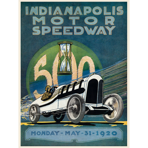 1920 Indy 500 Poster