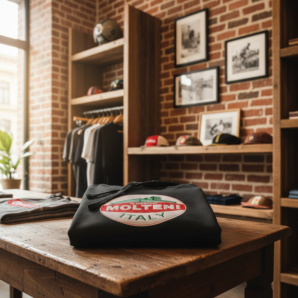 Embroidered Molteni Alimentari Logo Hoodie