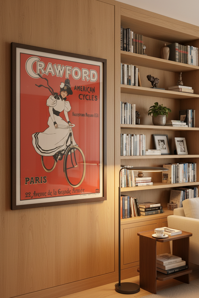Crowford American Cycles Poster - MOLTENI CYCLING
