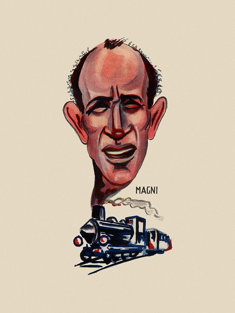 GIRO D'ITALIA Fiorenzo Magni Bicycle Poster - MOLTENI CYCLING