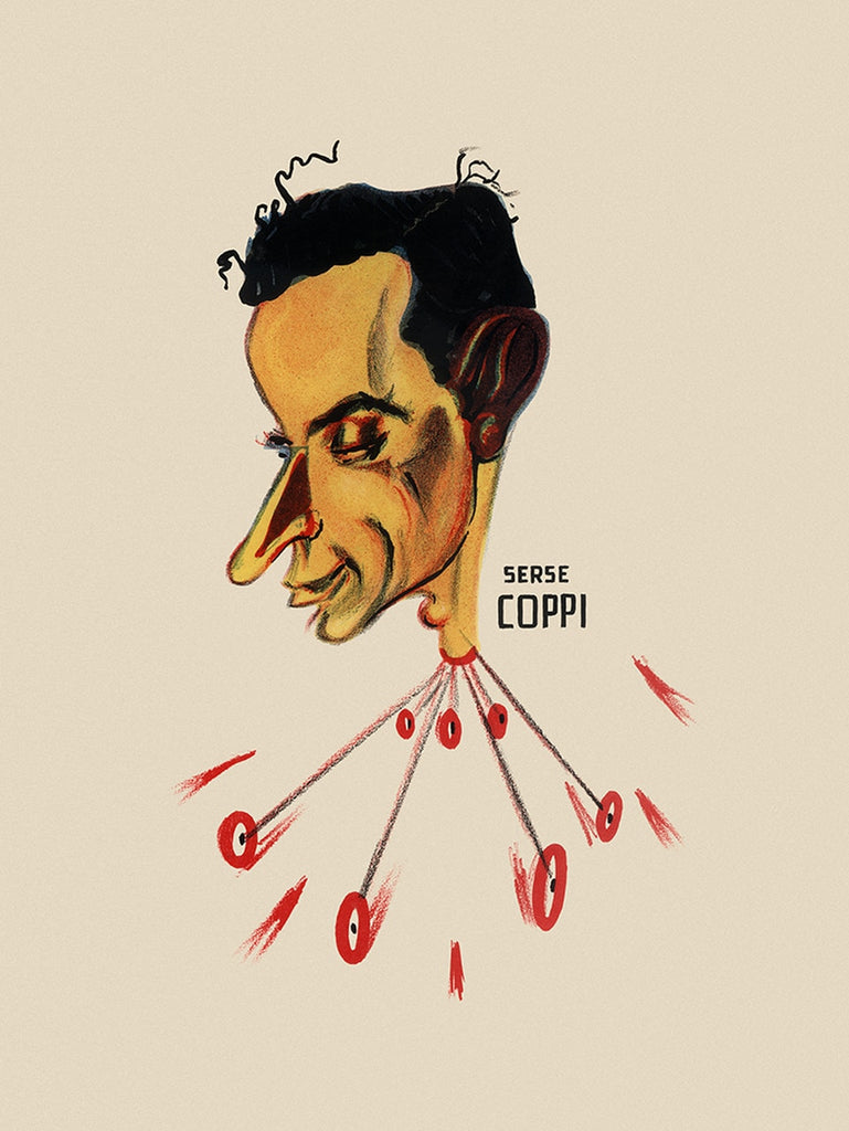 GIRO D'ITALIA Serse Coppi Bicycle Poster - MOLTENI CYCLING