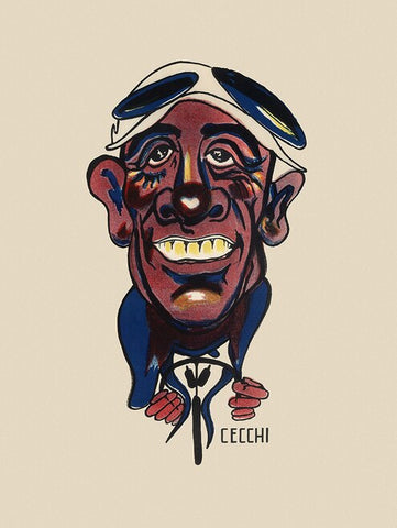 GIRO D'ITALIA Ezio Cecchi Bicycle Poster