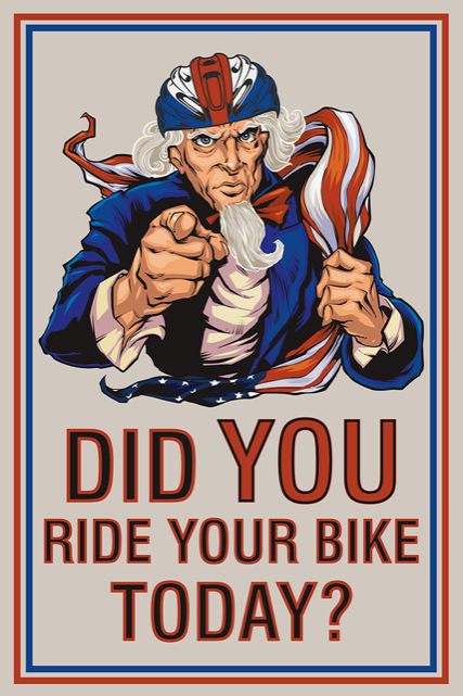 Did you ride your bike today? Print - MOLTENI CYCLING