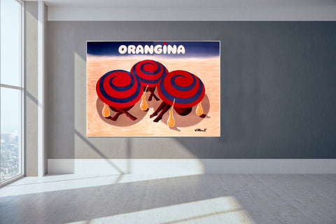 Orangina Boisson Gazeuse Parasol Print
