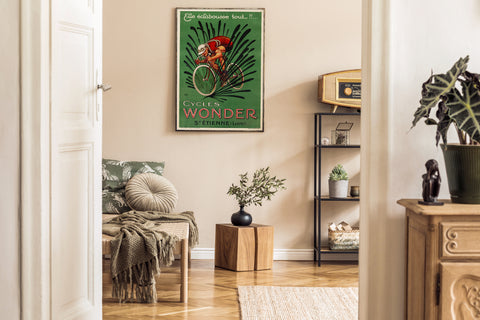 Cycles Wonder Mich Poster - MOLTENI CYCLING