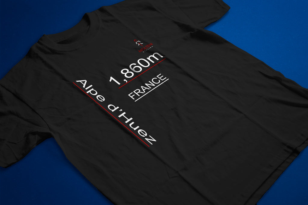 ALPE D'HUEZ CLIMBING T-SHIRT - MOLTENI CYCLING
