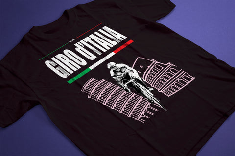 BARTALI GIRO D'ITALIA BLACK CLASSIC T-SHIRT