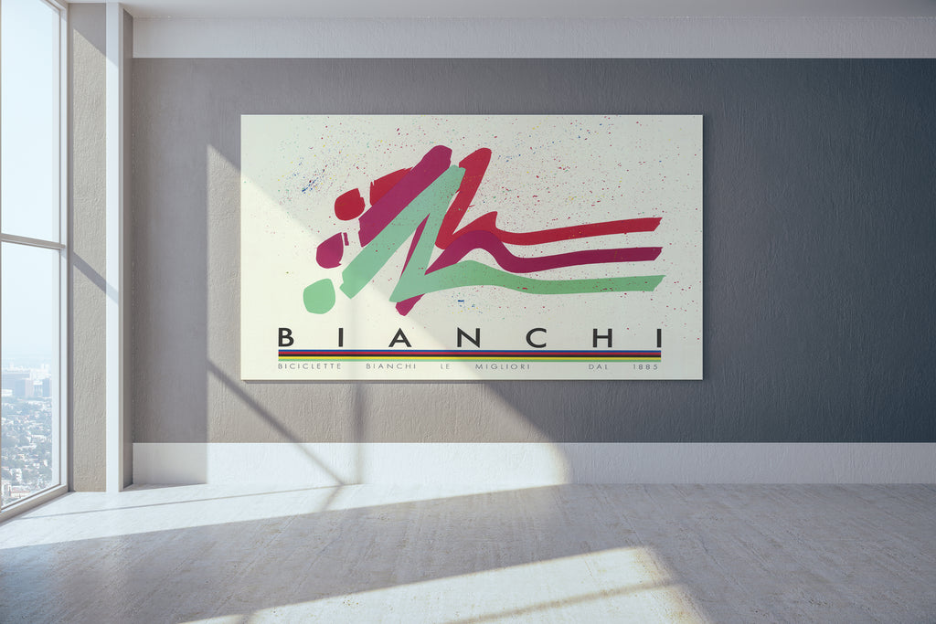 Bianchi Vintage Bicycle Poster - MOLTENI CYCLING