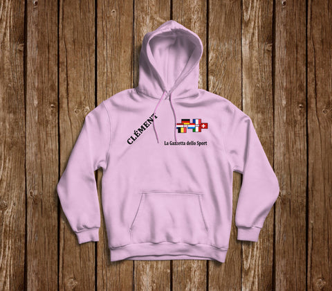 RETRO CLEMENT PINK HOODIE
