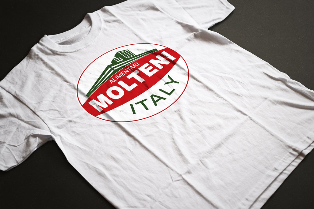 MOLTENI ALIMENTARI LOGO CLASSIC T-SHIRT WHITE - MOLTENI CYCLING