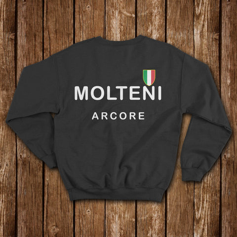 MOLTENI ARCORE BLACK CLASSIC SWEATSHIRT