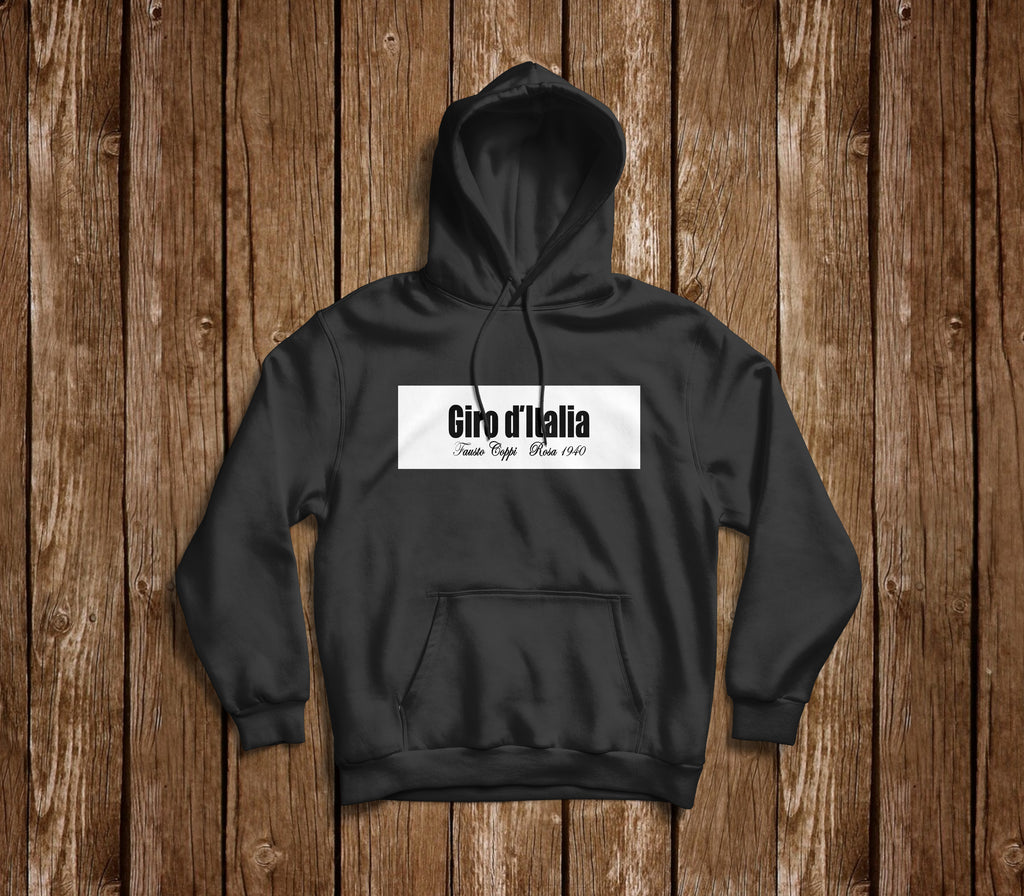 RETRO GIRO D'ITALIA NERA HOODIE - MOLTENI CYCLING