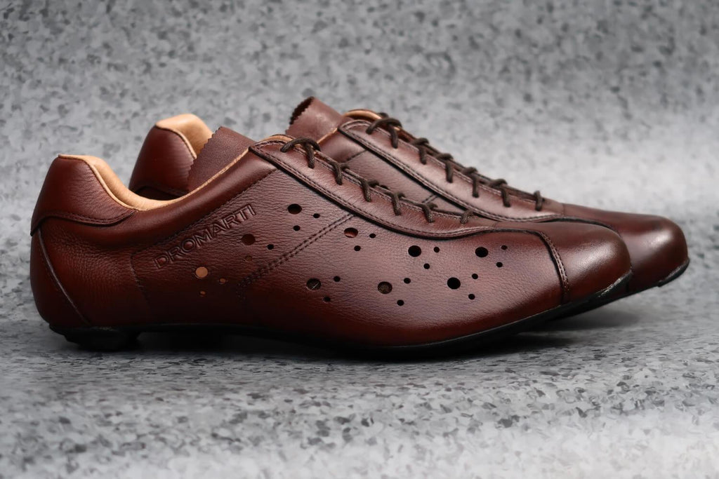 Race Carbon Terra - Brown/Tan Leather Shoes - MOLTENI CYCLING