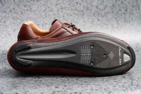Race Carbon Terra - Brown/Tan Leather Shoes - MOLTENI CYCLING