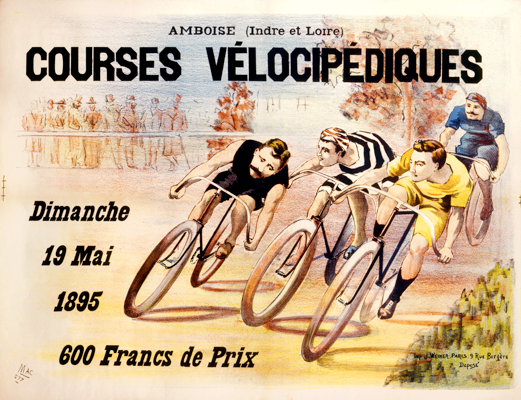 Courses Velocipediques Poster - MOLTENI CYCLING